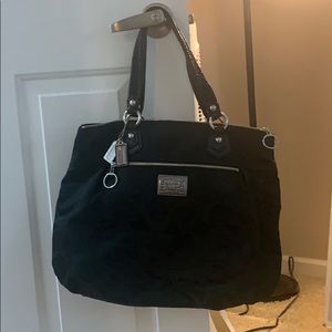 Black coach bag